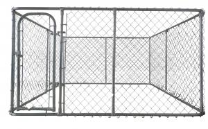 China chain link dog kennel  4ft x 7.5ft x 7.5ft DIY dog fence chain mesh 60mm x 60mm wholesale
