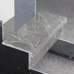 Grey Color Staircase Steps Floor Tiles Polished Marble Step Stairs Tiles