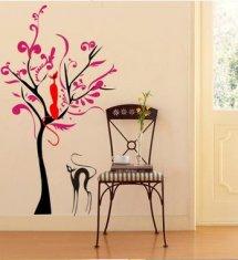 China Reusable Tree Wall Flower Stickers HB-015 / Decal Wall Stickers wholesale