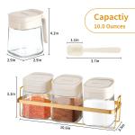 Kitchen Seasoning Spice Tools Condiment Jar Set 300ml 10 Ounces Easy Install