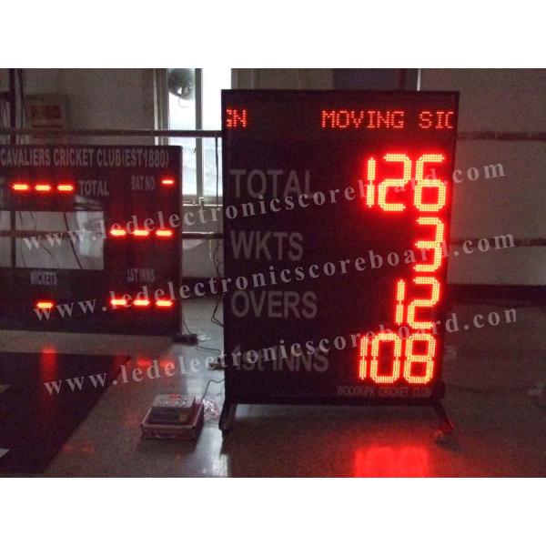 Customized Size / Layout Electronic Sports Scoreboard For Cricket 110V ~ 240V