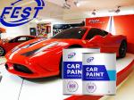 Automotive Body Coating Car Paint 1K Red Solid Color Metallic PU Topcoat for
