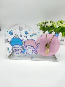 China Offset Printing Acrylic Clock Stand 20cm X 14cm X 6cm Size Fashionable wholesale