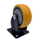 125 mm PU Caster with 360 Degree Top Plate