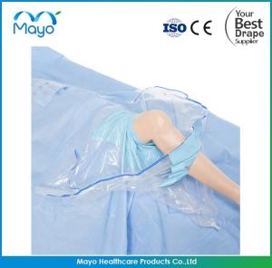 China FDA Approved Sterile Knee Arthroscopy Drape With Fluid Collection wholesale