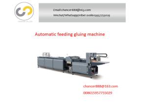 China Automatic hardcover feeding gluing machine book binding, hardcover folder machine wholesale