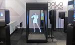 500cd / m2 3D Holo Box Holographic Transparent Screen Display 32"