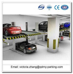 China Cheap and High Quality CE Certificate Underground Double Car Parking Lifts Galvanized wholesale