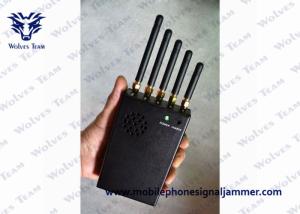 China WiFi GPS Handheld Signal Jammer Cooling Fans Effective In Radiating Heat wholesale