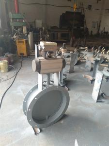 China Pneumatic Actuator Operated Damper High Temperature Butterfly Damper Motorized Butterfly Damper wholesale