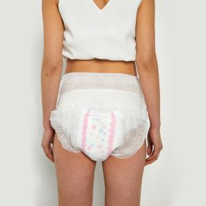 China Comfortable Female Sanitary Pad Pants with Adjustable Waistband and 3D Leak Prevention wholesale