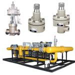 Pressure / Flow Control Skid And KOSO Valves CL-420/CL-523 Lock Valve PRF310