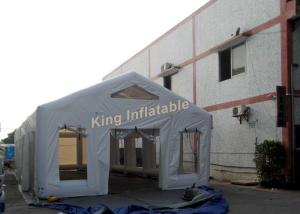 China White Waterproof Inflatable Tent 0.4mm PVC Tarpaulin For Outdoor Events wholesale