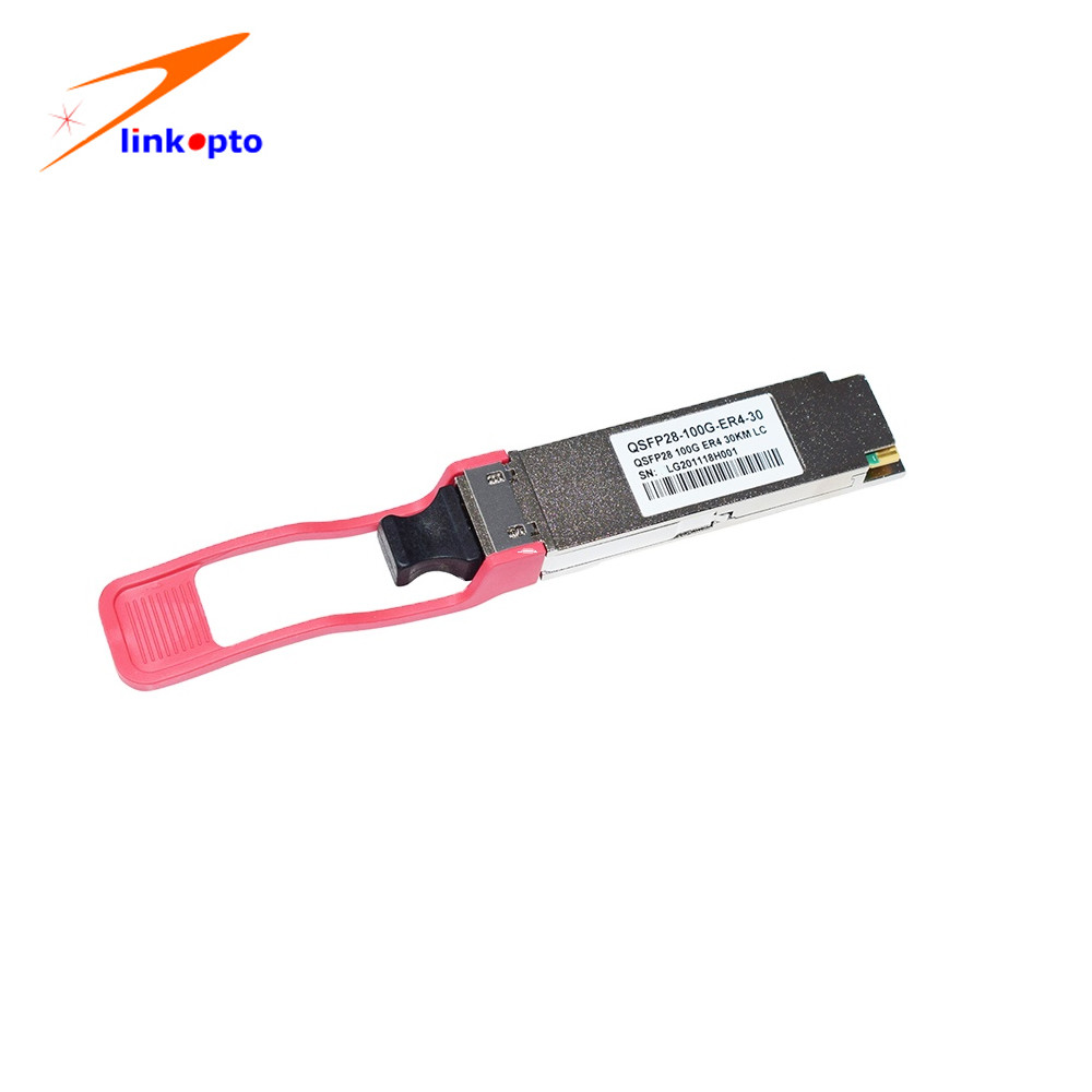 30KM QSFP28 ER4 Lite 100G Optical Transceiver Hot Pluggable Dual LC LAN WDM