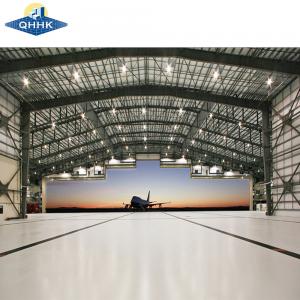 China Pre Designed Q355 Steel Structure Hangar H Beam Metal Portal Frame Building wholesale
