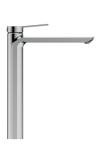 Brass Ceramic Cartridge Bathroom Basin Mixer Tap Chrome Black High Spout