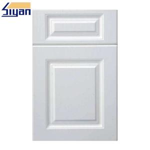 China Elegant White MDF Kitchen Cabinet Doors Replacement With Matte Surface wholesale