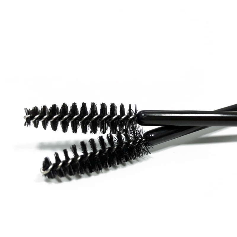 Plastic Handle Collet Cleaning Brush , Nylon Wire Brush Cleaning Wipe Tube