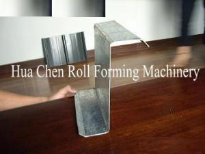 China Metal Roofing Z Purlin Roll Forming Machine For Color Steel Plate With CE / ISO wholesale