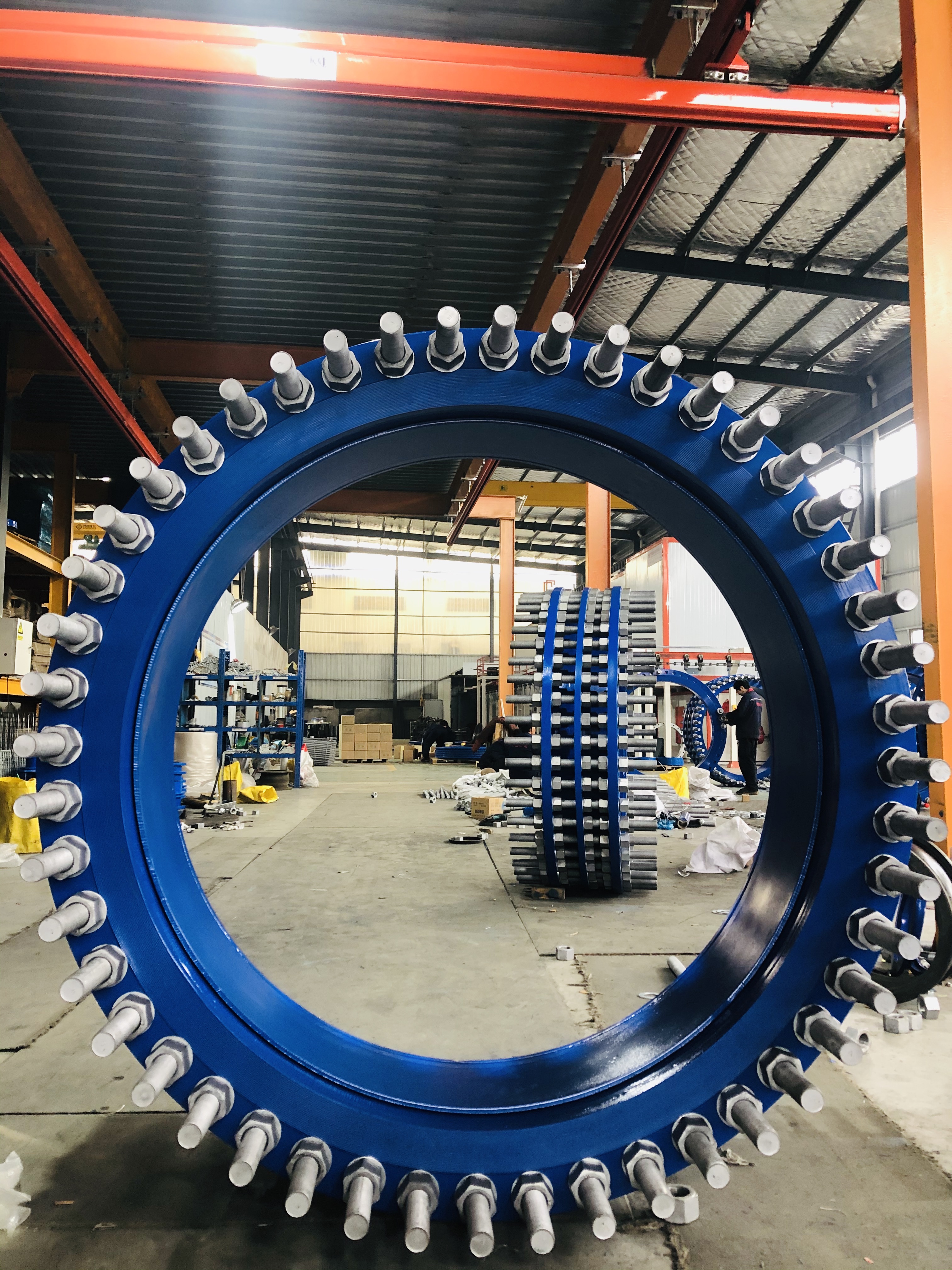 dn600 dn300 dn200 flange dismantling joint Pipe Fittings Forged Double Flange Carbon Steel
