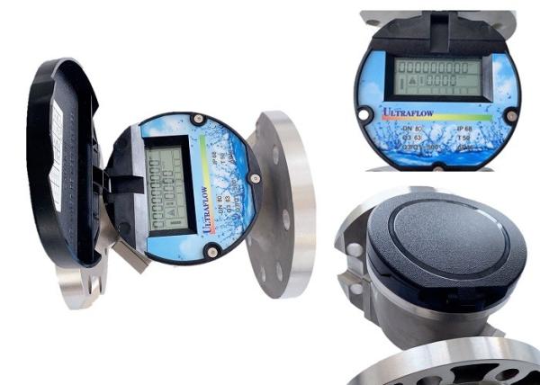 Stainless Steel Ultrasonic Water Meter Double Channels RS485 Output IP68