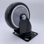 5'' 6'' 8'' 360 Degree Swivel Top Plate TPE Tread Black Caster