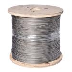 Corrosion-Resistant 0.5mm 7x7 Stainless Steel Wire Rope Grade 304/316 for