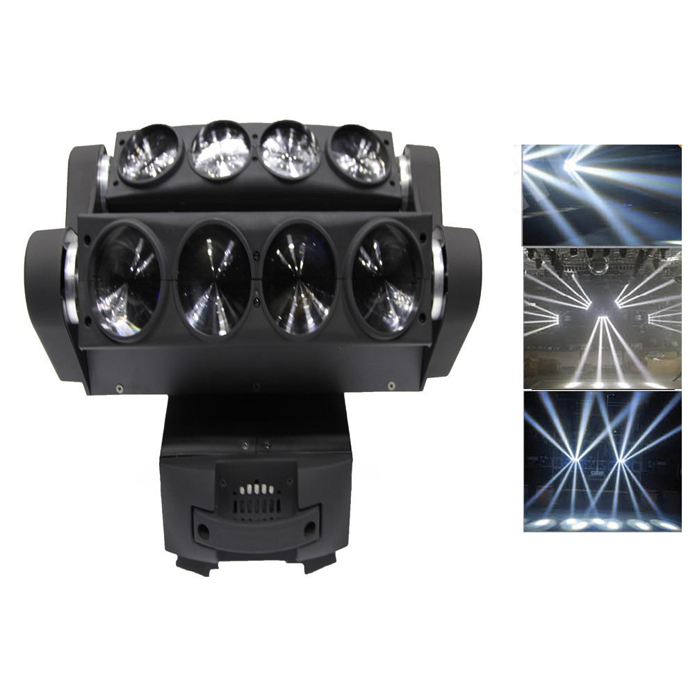 8 Eye Led Spider Moving Head Light DMX 512 Control For Shopping Mall / Disco