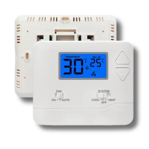 China Standard White 24V Non Programmable Thermostat For Air Conditioning wholesale