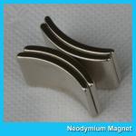 N33-N52 Custom Arc Shape Neodymium Magnets For Brushless DC Motor