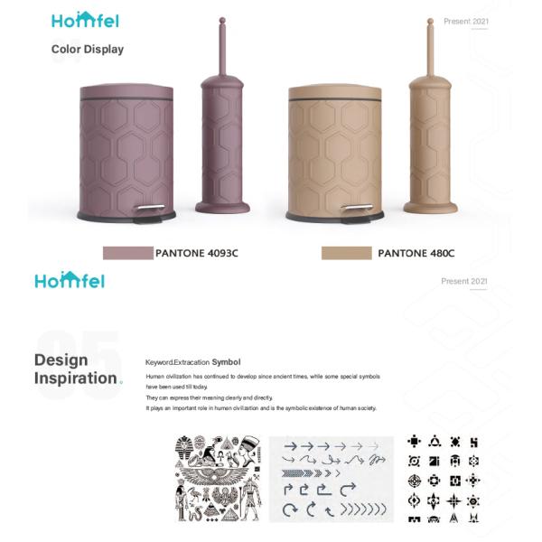 Convenient Rolling Cover Foot Pedal Bin Stainless Steel Trash Can for Neat and Organized Spaces