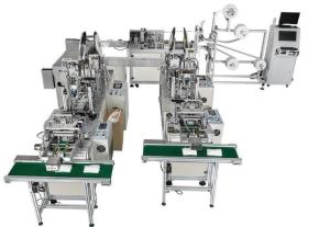 China High Output Face Mask Manufacturing Machine Stable Working Performance wholesale
