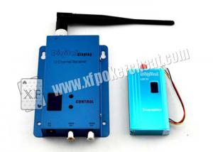 China Blue Aluminum Gambling Accessory 4 Channel Wireless Receiver 1.2 Ghz wholesale