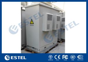 China Two Front Doors Outdoor Rack Enclosure BTS Cabinet With Mixed Working Fluid Heat Exchanger wholesale