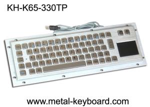 China Vandal proof industrial Computer Kiosk keyboard with Stainless steel panel mount wholesale