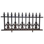 Durable Anti Rust Tubular Steel Fence 1.5mm Horizon Pipe Thickness