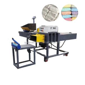 China 1kg Cotton Rags Compressor Industrial Rag Wiper Baling Press Machine with Rag Cloth wholesale