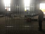 Customized Black Zinc Steel Metal Garrison Fence Panels Maintenance Free