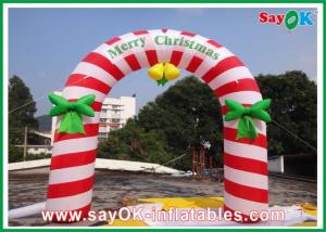 China PVC Inflatable Holiday Decorations , Party Inflatable Christmas Arch wholesale