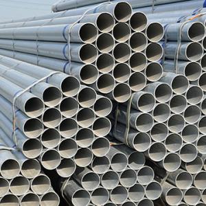 China Zinc Plated Galvanized Round Pipe 6mm - 76mm Dia Black / Silver White Color wholesale