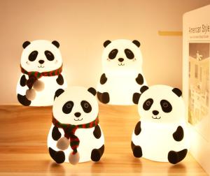 China Silicone Panda Led Table Night Light energy saving CE ROHS certificate wholesale