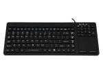 Desktop Mount IP68 Antimicrobial Waterproof Keyboard 107 Keys