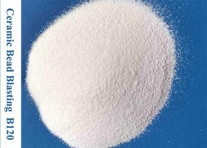 China Zirconium Silicate Bead Ceramic Blasting Media B120 63-125μM For Golf Head Surface Finish wholesale