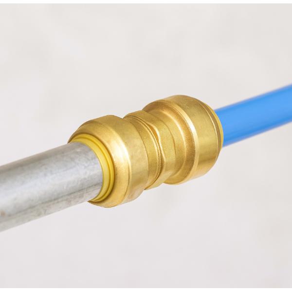 Brass Push-Fit Coupling Connector for Copper PEX Pipes