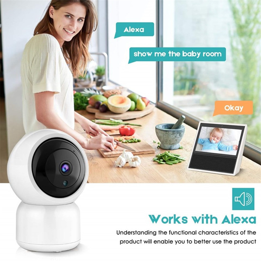 Smart Indoor P/T Camera(TV-308ZD-2MP)