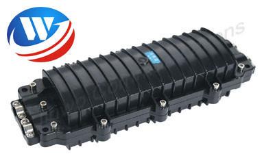 2 In 2 Out 96 Ports Fiber Optic Closure Horizontal Optical Fibre Cable Joint