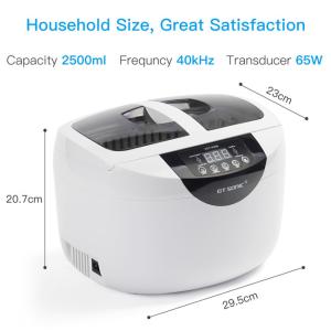 China SUS304 2.5L 40kHz Heated Ultrasonic Cleaner With Digital Timer wholesale