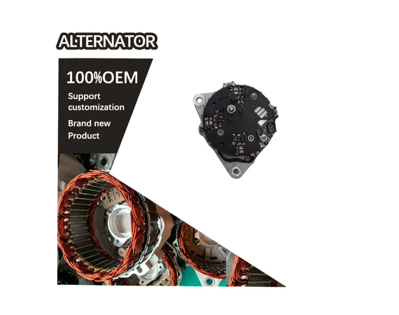 Alternador 12V 210A 0125811040 1986A014071986A01504 0125811040 0125811135 0125811136 443401 5801580941 5802266118.