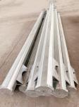 6m Crossroad traffic light post Joint with insert mode , outdoor light pole
