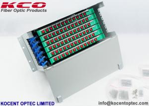 China FC SC LC Patch Panel Fiber Optic Terminal Box Steel 72 Core Distribution Unit Durable wholesale